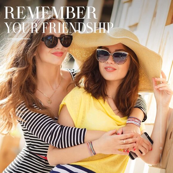 50 Pcs Beach String Friendship Bracelets Waterproof Handmade Cord Multi Color - Picture 5 of 8